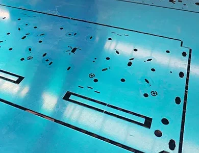 Lamination punching